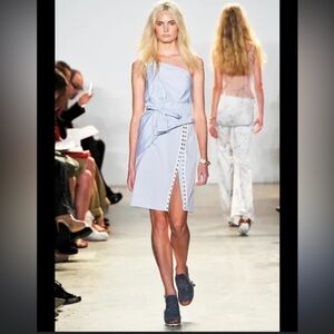 Women’s cotton and silk blend Thakoon 2011 runway dress size 8 made in Italy